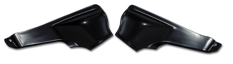 426920 Interior Rear Quarter Panels, 1963-1967 Chevy Corvette, Black, Convertible