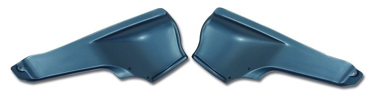 426940 Interior Rear Quarter Panels, 1965-1967 Chevy Corvette, Bright Blue Convertible