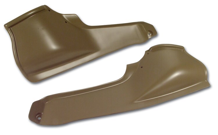 426952 Interior Rear Quarter Panels, 1965-1966 Chevy Corvette, Saddle Convertible