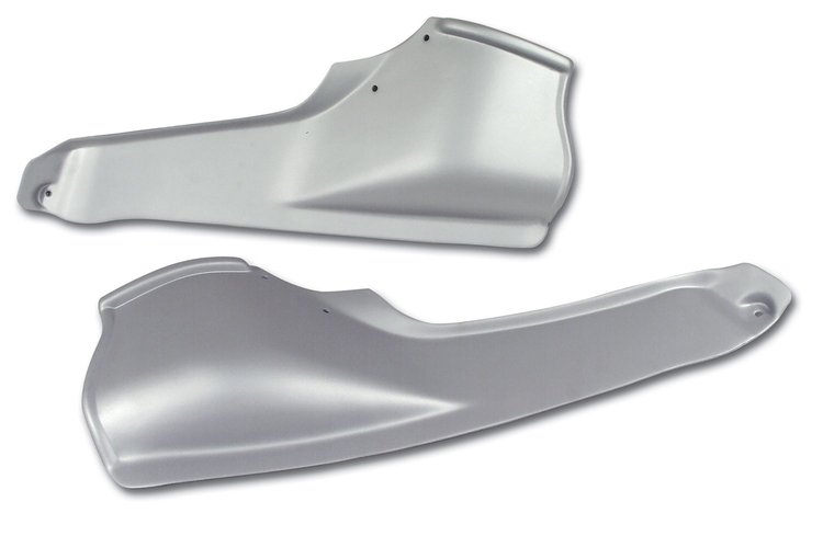 426961 Interior Rear Quarter Panels, 1964-1966 Chevy Corvette, Silver Convertible