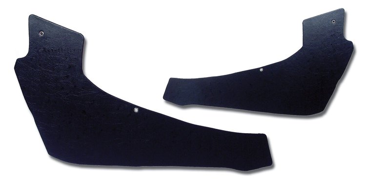 427042 Interior Rear Quarter Panels, 1963-1963 Chevy Corvette, Dark Blue Coupe