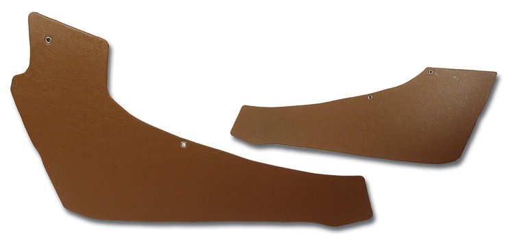 427154 Interior Rear Quarter Panels, 1964-1964 Chevy Corvette, Saddle Coupe W/Power Vent
