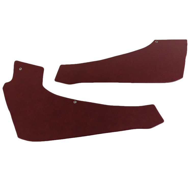 427237 Interior Rear Quarter Panels, 1965-1965 Chevy Corvette, Maroon Coupe W/Power Vent