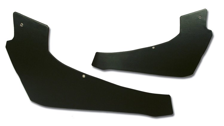 427314 Interior Rear Quarter Panels, 1966-1967 Chevy Corvette, Green Coupe