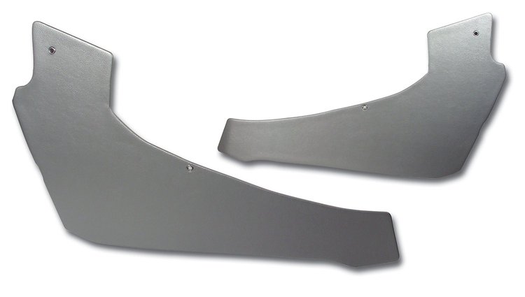 427361 Interior Rear Quarter Panels, 1966-1966 Chevy Corvette, Silver Coupe