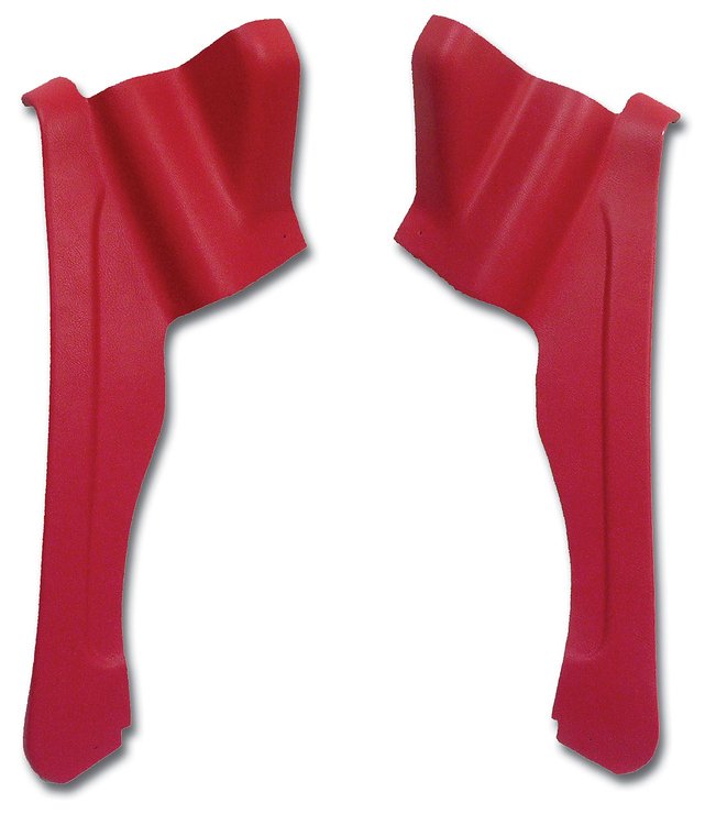 427430 Interior Rear Quarter Panels, 1968-1969 Chevy Corvette, Red Convertible