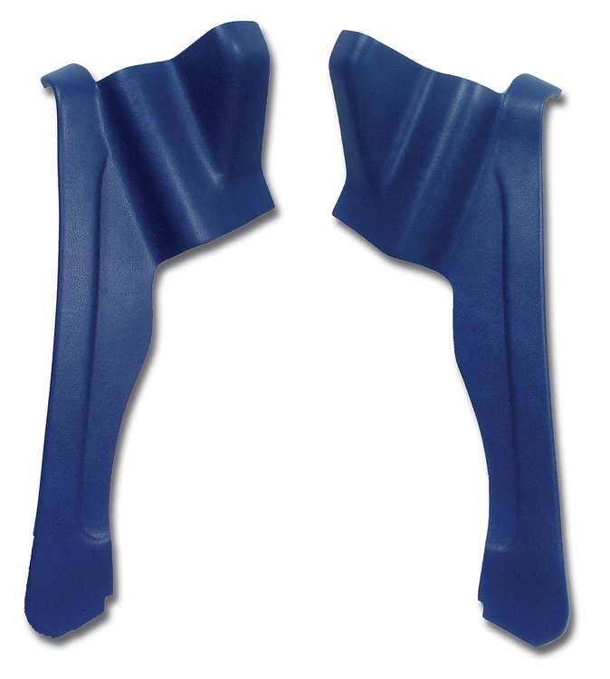 427432 Interior Rear Quarter Panels, 1968-1968 Chevy Corvette, Blue, Convertible
