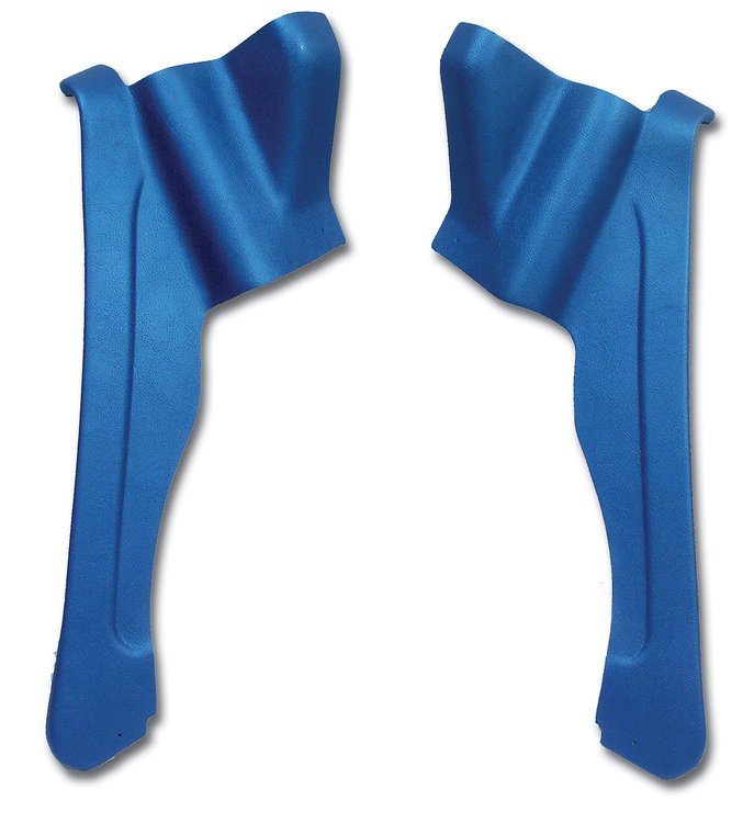 427441 Interior Rear Quarter Panels, 1968-1969 Chevy Corvette, Bright Blue Convertible