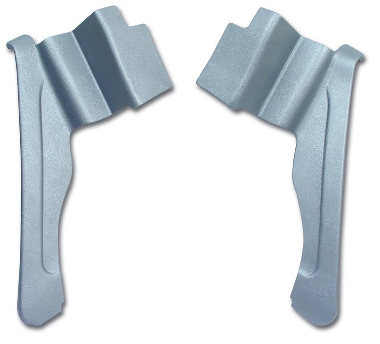 427561 Interior Rear Quarter Panels, 1974-1975 Chevy Corvette, Silver Convertible