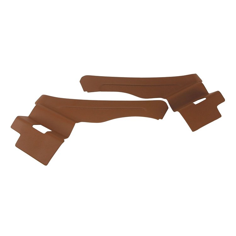427623 Interior Rear Quarter Panels, 1973-1973 Chevy Corvette, Dark Saddle Conv W/Shoulder Harness