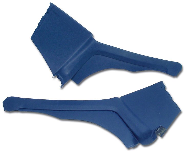 427947 Interior Rear Quarter Panels, 1971-1972 Chevy Corvette, Royal Blue Coupe