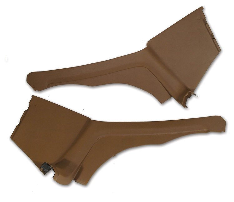 427956 Interior Rear Quarter Panels, 1969 Chevy Corvette, Saddle Coupe