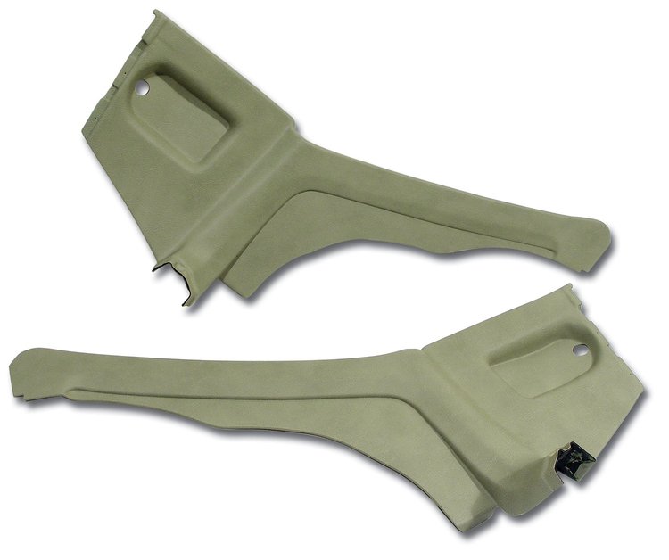 428016 Interior Rear Quarter Panels, 1974-1975 Chevy Corvette, Neutral Coupe