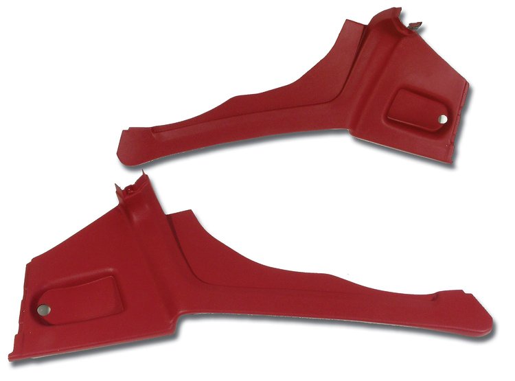 428034 Interior Rear Quarter Panels, 1976-1976 Chevy Corvette, Firethorn Coupe