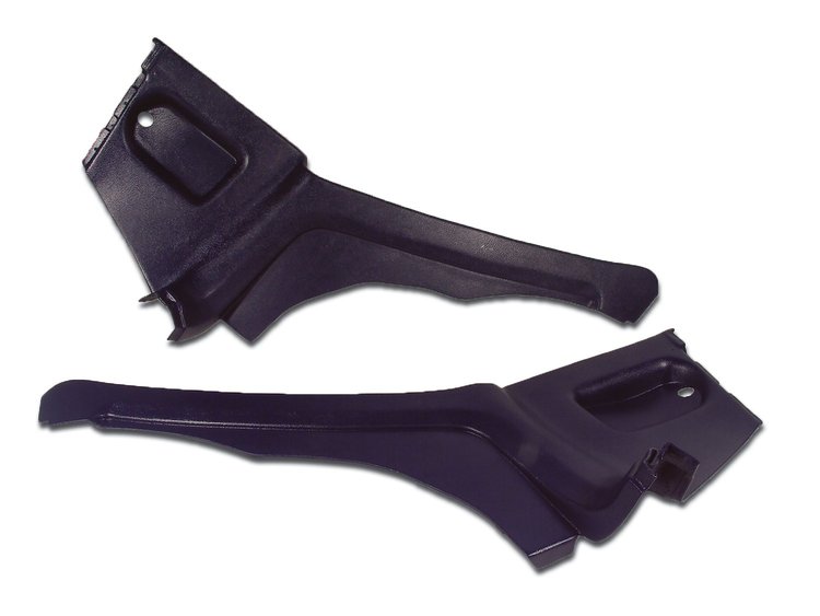 428045 Interior Rear Quarter Panels, 1977-1977 Chevy Corvette, Dark Blue Coupe
