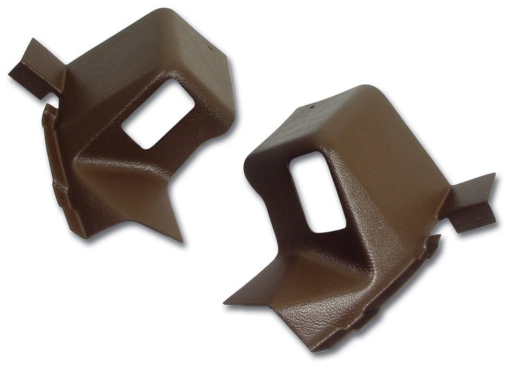 428156 Interior Rear Quarter Panel Extensions, 1968-1969 Chevy Corvette, Saddle Coupe