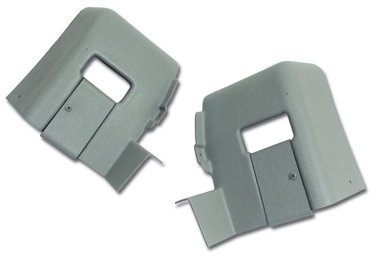 428267 Interior Rear Quarter Panel Extensions, 1976-1977 Chevy Corvette, Smoke Coupe