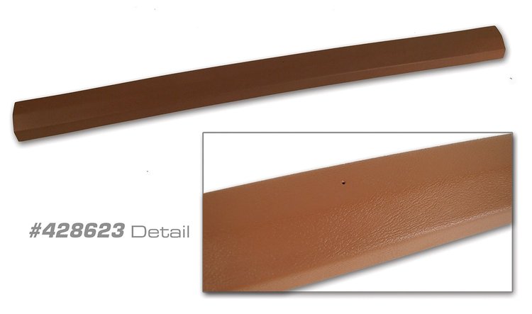 428623 Coupe Rear Window Trim, 1973-1973 Chevy Corvette, Dark Saddle