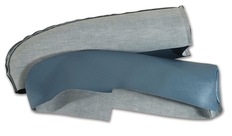 429907 Vinyl Armrest Cover Pair W/O Pad, 1959-1960 Chevy Corvette, Blue