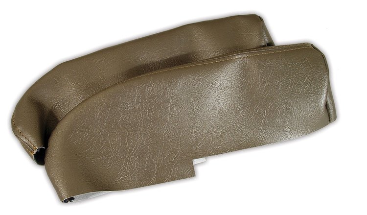 429909 Vinyl Armrest Cover Pair W/O Pad, 1961-1961 Chevy Corvette, Fawn