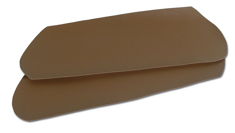 430054 Vinyl Armrest Cover Pair W/O Pad, 1963-1964 Chevy Corvette, Saddle