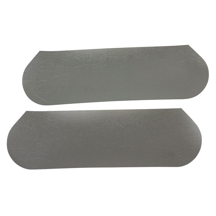430061 Vinyl Armrest Cover Pair W/O Pad, 1964-1964 Chevy Corvette, Silver