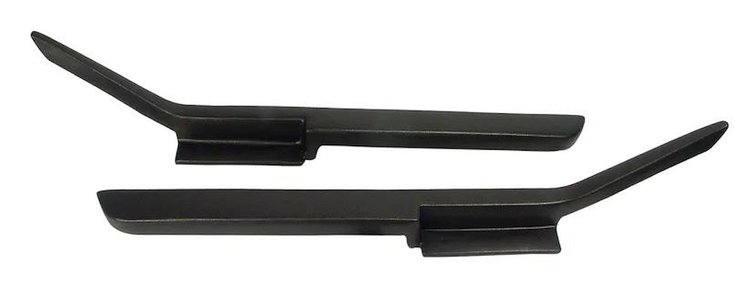 430820 Moulded Door Panel Armrest Pair, 1984-1989 Chevy Corvette, Black
