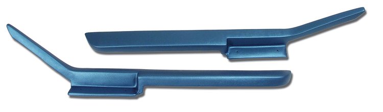 430874 Moulded Door Panel Armrest Pair, 1986-1989 Chevy Corvette, Blue