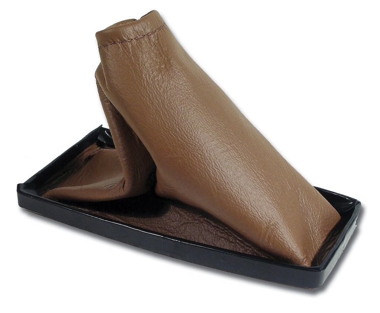 431023 Shift Boot, 1973-1973 Chevy Corvette, Dark Saddle Manual