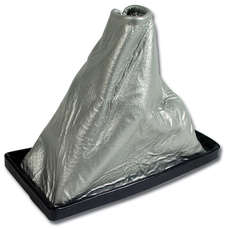 431061 Shift Boot, 1974-1975 Chevy Corvette, Silver Manual