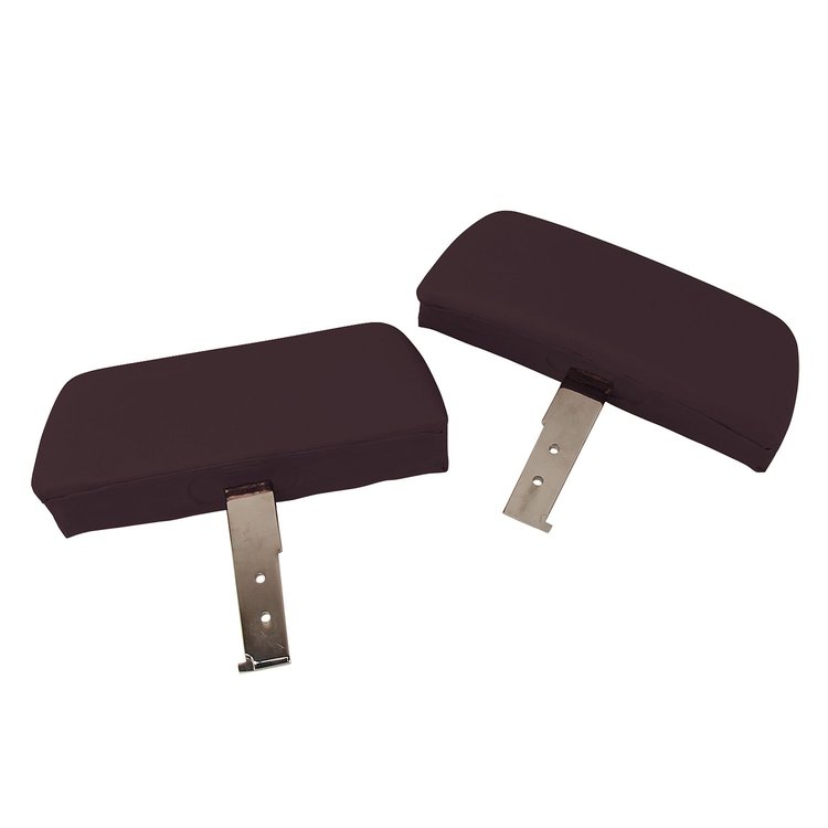 432328 Headrests, 1968-1968 Chevy Corvette, Tobacco Complete W/ABS Covers