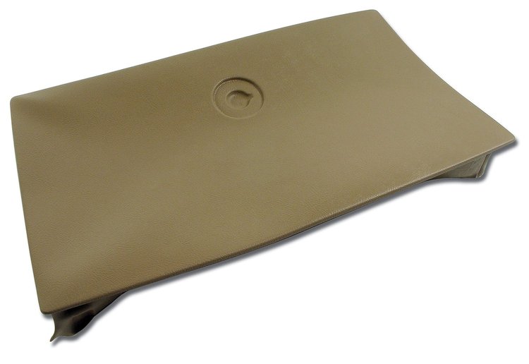 433158 Glove Box Door Skin, 1981-1982 Chevy Corvette, Camel