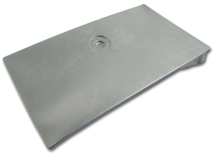 433162 Glove Box Door Skin, 1978-1978 Chevy Corvette, Silver Pace