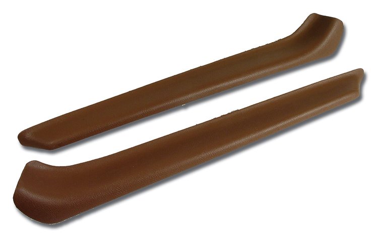 433523 Armrest Patches, 1973-1973 Chevy Corvette, Dark Saddle