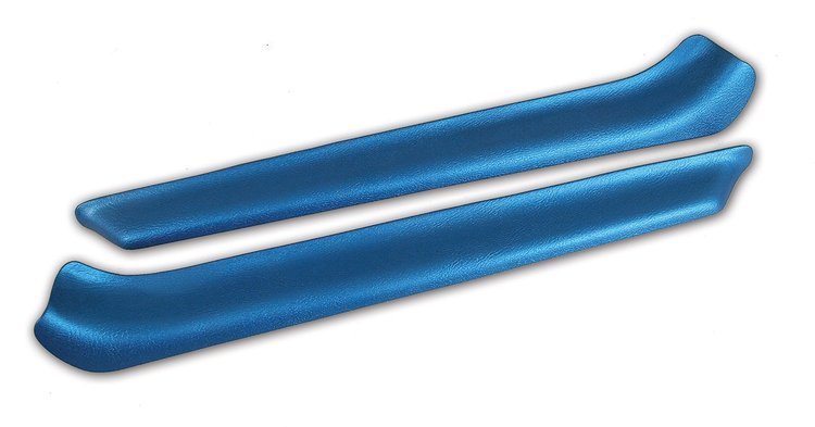433541 Armrest Patches, 1969-1970 Chevy Corvette, Bright Blue