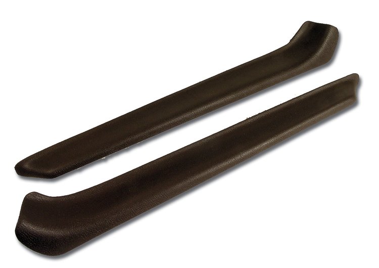 433555 Armrest Patches, 1976-1977 Chevy Corvette, Dark Brown