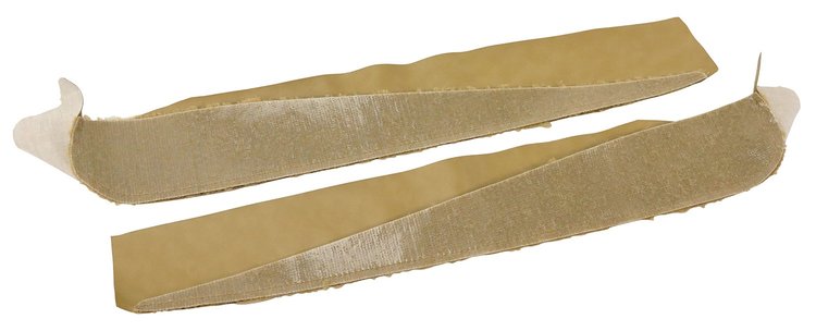 433615 Carpet Vinyl Strips, 1970-1972 Chevy Corvette, Light Saddle