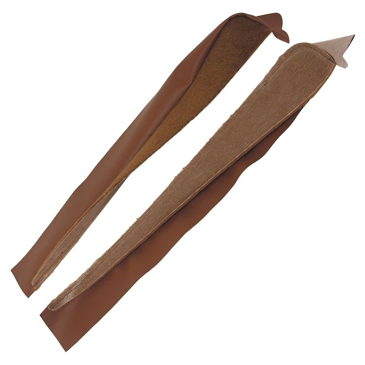 433623 Carpet Vinyl Strips, 1973-1973 Chevy Corvette, Dark Saddle