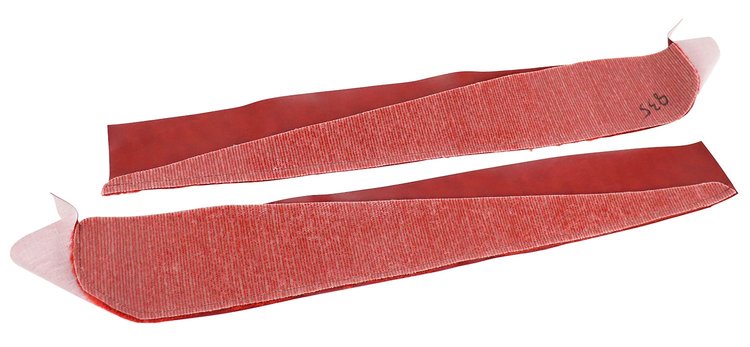 433634 Carpet Vinyl Strips, 1976-1976 Chevy Corvette, Firethorn