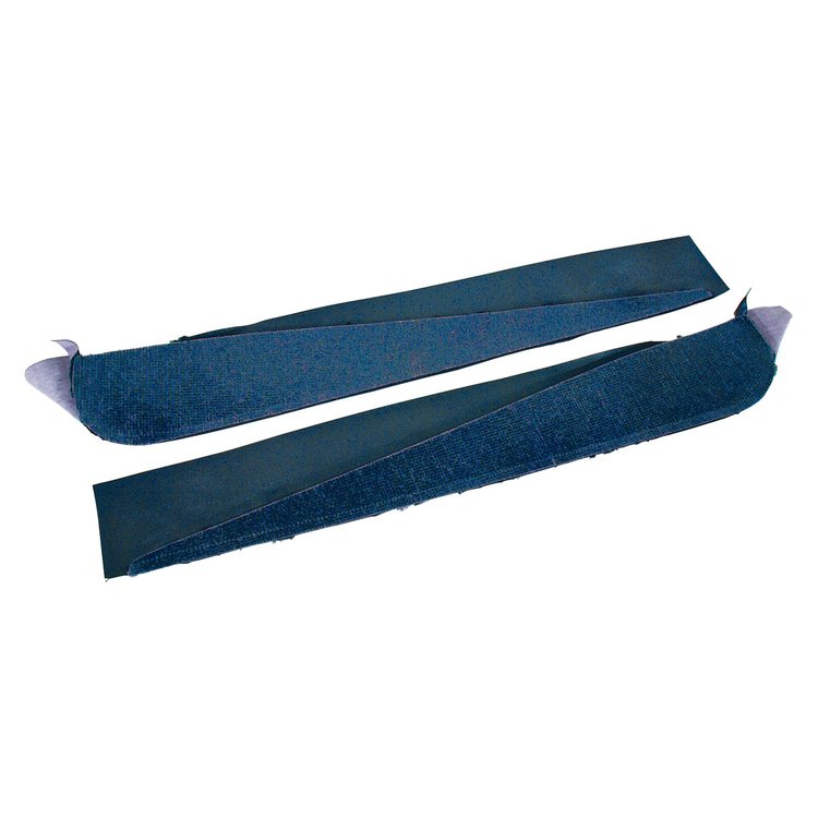 433647 Carpet Vinyl Strips, 1971-1972 Chevy Corvette, Royal Blue