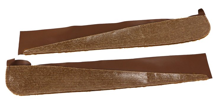 433653 Carpet Vinyl Strips, 1970-1972 Chevy Corvette, Dark Saddle