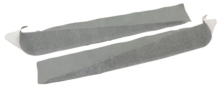 433667 Carpet Vinyl Strips, 1976-1977 Chevy Corvette, Smoke