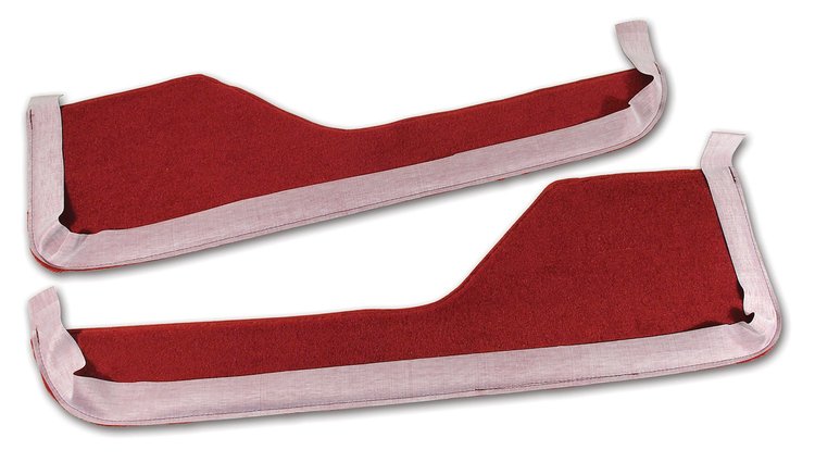 433727 Carpet Vinyl Strips, 1984-1985 Chevy Corvette, Red