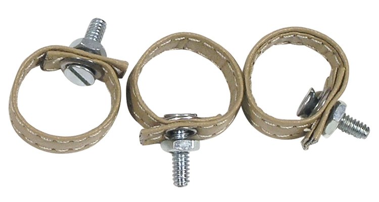 433815 Rear Door Pulls, 1970-1972 Chevy Corvette, Light Saddle 3 Piece
