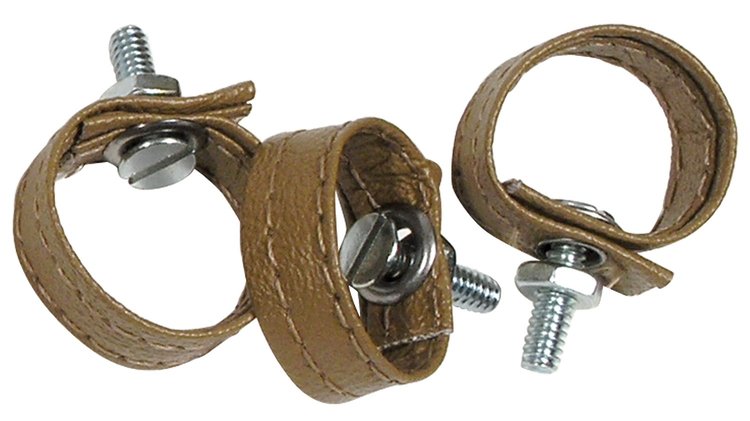 433851 Rear Door Pulls, 1973-1975 Chevy Corvette, Medium Saddle 3 Piece