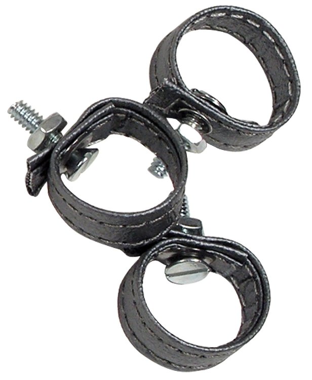 433863 Rear Door Pulls, 1968-1969 Chevy Corvette, Gunmetal 3 Piece