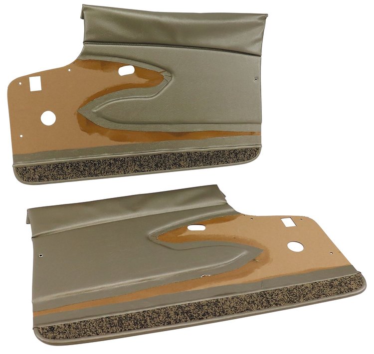 435309 Door Panels, 1961-1961 Chevy Corvette, Fawn