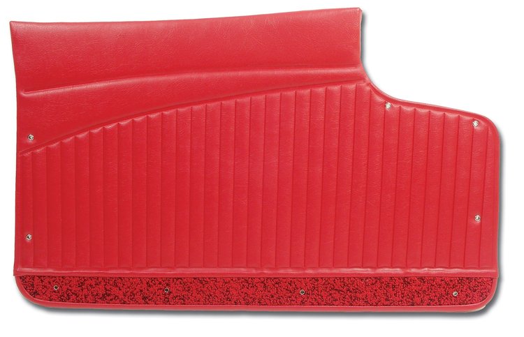 436035 Door Panels, 1962-1962 Chevy Corvette, Red