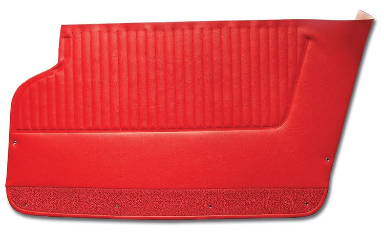 436535 Door Panels, 1963-1964 Chevy Corvette, Red