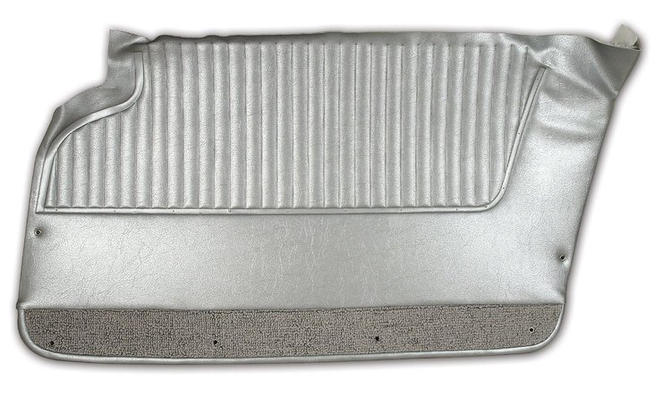 4365Z5 Door Panels, 1964-1964 Chevy Corvette, Silver W/Silver Carpet